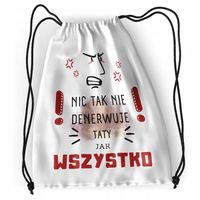 Plecak Dla Taty Sportowy Szkolny Worek Torba Z Nadrukiem Ze Zdjęciem