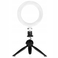 Lampa Pierścieniowa Tracer 10” 3 Barwy, 10 Poziomów USB, Statyw, 120 LED