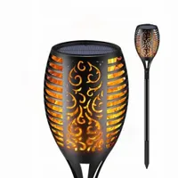 Lampa solarna ogrodowa LED Pochodnia 58 cm duża