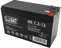 AKUMULATOR bezobsługowy 12V 7,2Ah megaBAT AGM VRLA