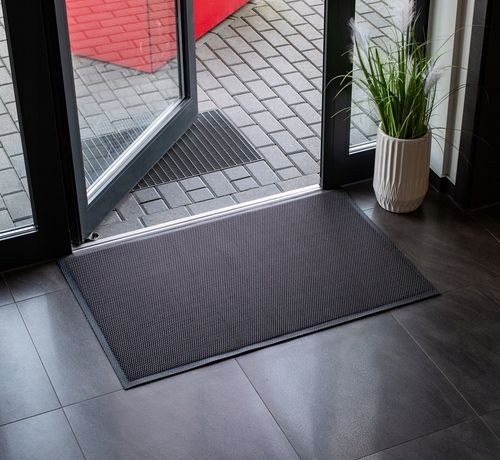 WYCIERACZKA POD DRZWI 3D WEJŚCIOWA DO BUTÓW ZEWNĘTRZNA GUMOWA MATA 60x90CM na Arena.pl