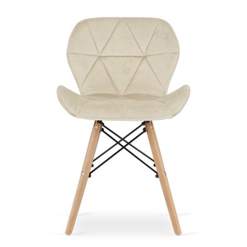 Krzesło LAGO Aksamit - beż x 1 na Arena.pl
