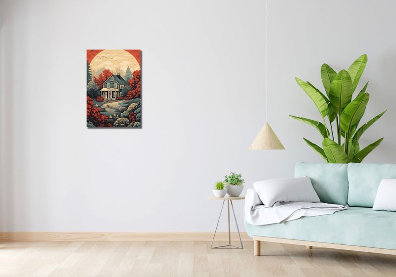 Obraz 40x60cm Idylla Rustykalna zdjęcie 2