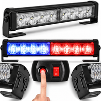 LAMPA OSTRZEGAWCZA KOGUT LED STROBOSKOP POMARAŃCZOWY MOCNY STABILNY