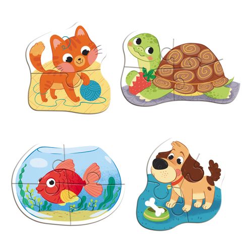 Puzzle Dodo  Baby Puzzle 4 W 1 "Zwierzęta Domowe" 300688 na Arena.pl