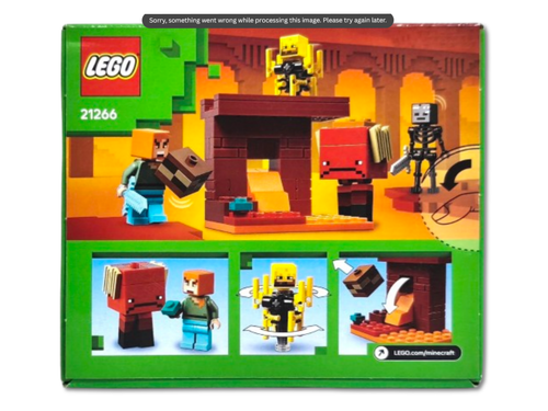 Klocki LEGO Minecraft Bitwa na moście Netheru 21266 na Arena.pl