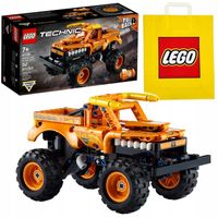 LEGO 42135 TECHNICS MONSTER JAM TRUCK + WYŚCIGÓWKA El Toro 2w1 + TORBA LEGO