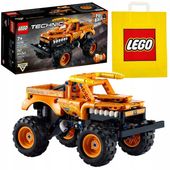 LEGO 42135 TECHNICS MONSTER JAM TRUCK + WYŚCIGÓWKA El Toro 2w1 + TORBA LEGO