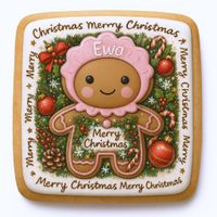 CIASTKO LUKROWANE MAMIK FAMILY EWA ROZ.S KWADR RĘCZNIE ROBIONE