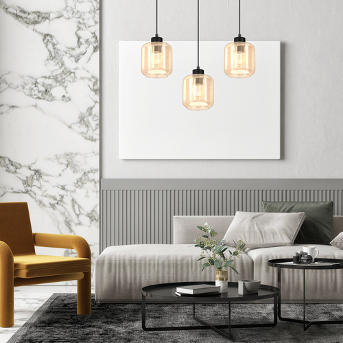Lampa wisząca SOMBRA AMBER 3xE27 na Arena.pl