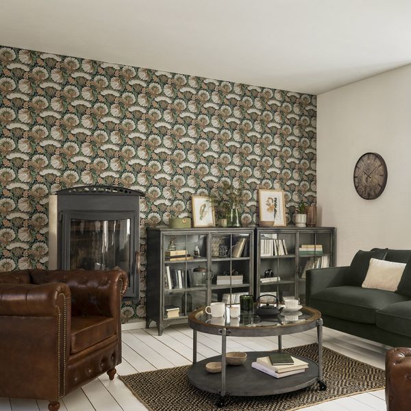 Zegar Deyan 50cm brązowy zdjęcie 2