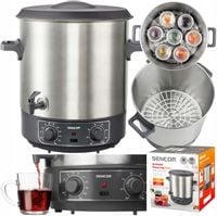 SENCOR Warnik Garnek do pasteryzacji owoców do 14 słoików 27 l 1800 W