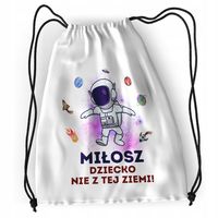 Plecak Sportowy Szkolny Dla Miłosza Syna Dziecka Z Nadrukiem Ze Zdjęciem