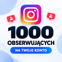 Instagram 1000 Obserwujących  | Szybka Realizacja!