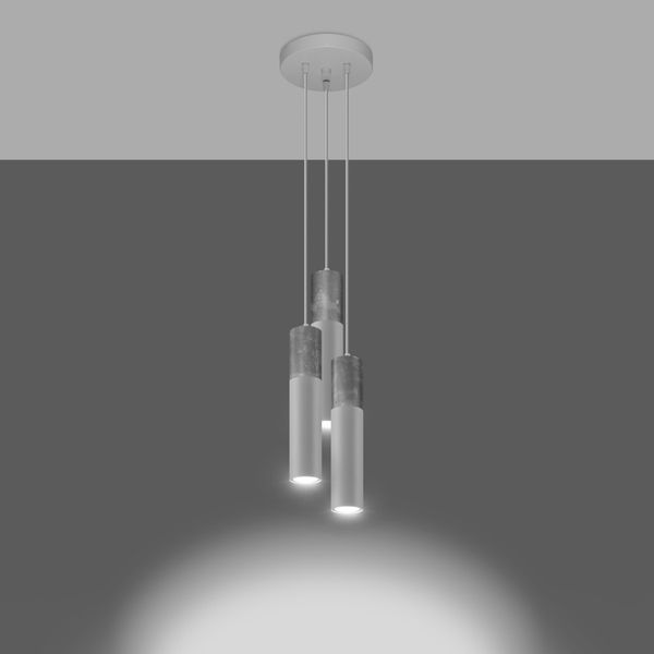 Lampa wisząca BORGIO 3P biały zdjęcie 7