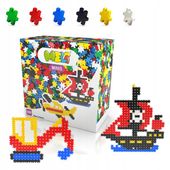 KLOCKI KONSTRUKCYJNE MINI WAFLE Meli Minis 1200 El PUZZLE MOZAIKA