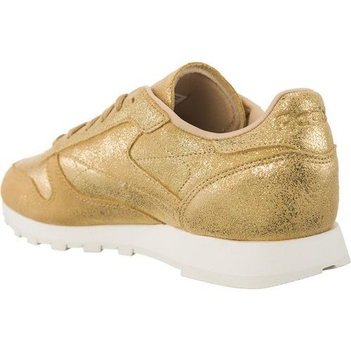 Reebok CLASSIC LEATHER SHIMMER Gold Chalk na Arena.pl