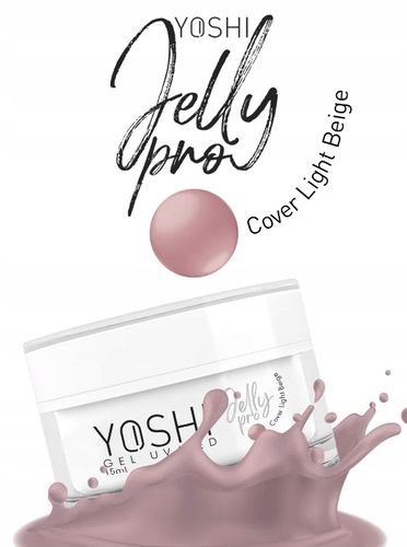 YOSHI Żel budujący Jelly PRO - Cover Light Beige - 15ml na Arena.pl