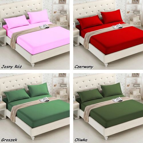 PRZEŚCIERADŁO Z GUMKĄ 100% BAWEŁNA 140X200 + 25 na Arena.pl