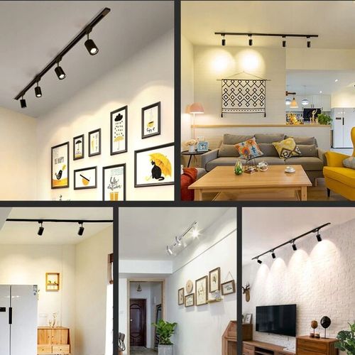 Oświetlenie Szynowe Szyna 1m 4x Reflektor LED GU10 Zestaw na Arena.pl