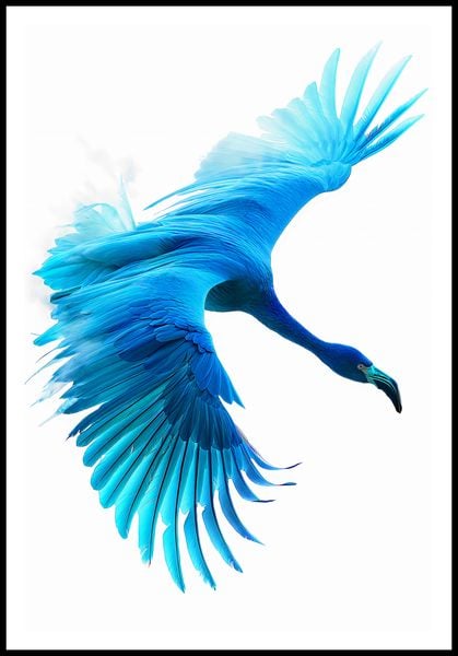 Plakat 68x101cm Błękitny Lot zdjęcie 3