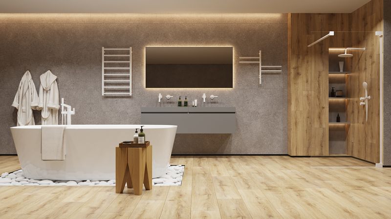 ELNA Grzejnik łazienkowy elektryczny Vertical 4 ruchome ramiona White zdjęcie 11