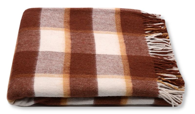 Koc Wełniany 150X200 Krata 18738 zdjęcie 2