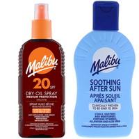 Malibu SPF20 Olejek Brązujący 200ml + Balsam Po Opalaniu 200ml
