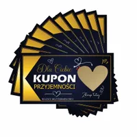 ZDRAPKI KUPONY PRZYJEMNOŚCI DLA CHŁOPAKA NIEGO NIEJ PAR 15 sztuk