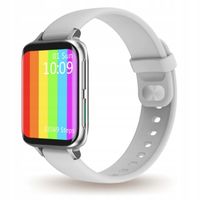 DT93 Smartwatch Srebrny Duży Ekran Tętno Bluetooth Sport Android iOS