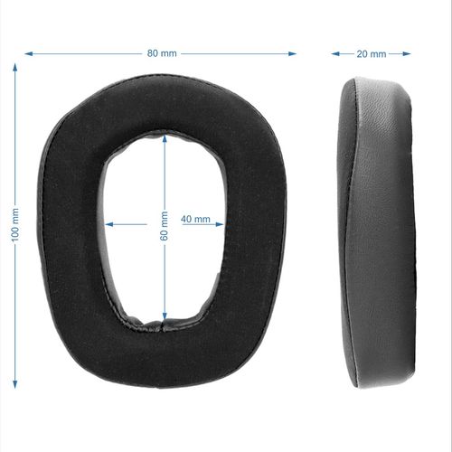 Nauszniki Gąbki Pady do LOGITECH G435 Czarne na Arena.pl