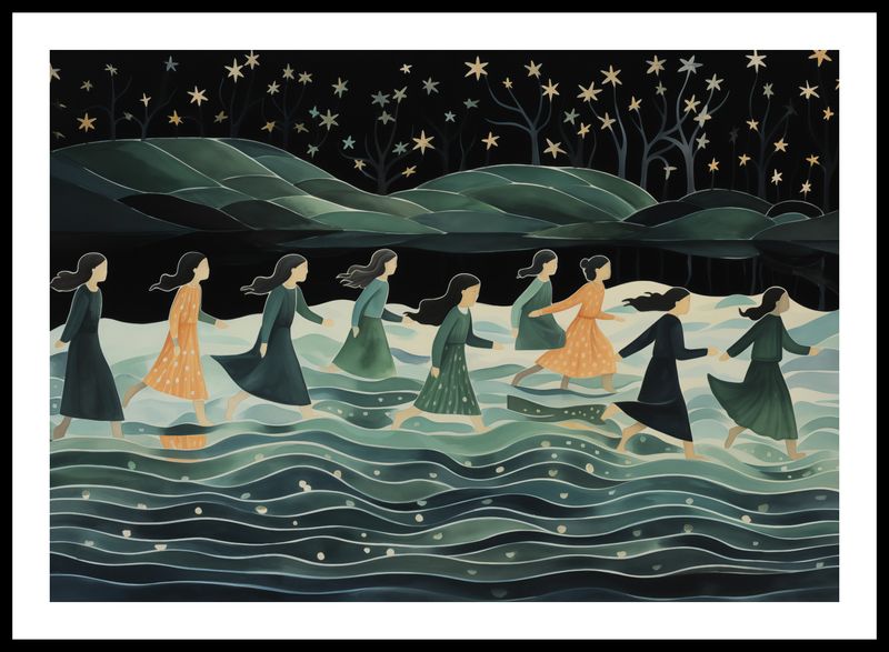 Plakat 66,5x46,5cm Nocna Procesja zdjęcie 3