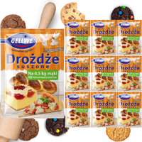 Gellwe Drożdze suszone 7 g x 10 sztuk