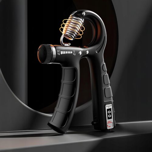 ŚCISKACZ DO RĄK DŁONI TRENING CHWYTU REGULOWANY OPÓR Z LICZNIKIEM 5-60 kg na Arena.pl