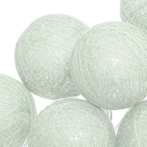 Girlanda Cottonballs seledynowe 16 lampek LED na Arena.pl