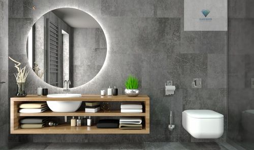 LUSTRO LED COB okrągłe 80 cm PODŚWIETLANE łazienkowe, uniwersalne IP67 na Arena.pl