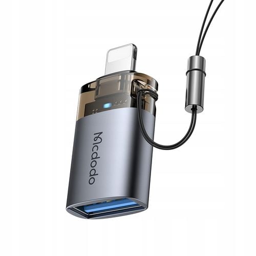 mcdodo adapter przejściówka usb-a 3.0 do lightning iphone ipad 3a otg led na Arena.pl