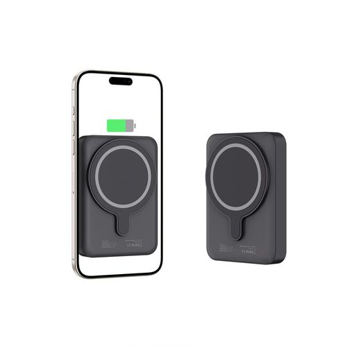 Powerbank 10000mAh MagSafe USB-C 15W z kablem USB-C - czarny na Arena.pl