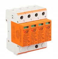 Ogranicznik przepięć B+C 4P (T1+T2) 6kA Professional VCX
