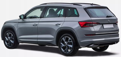 Skoda KODIAQ - Chromowane Listwy Boczne na Drzwi okienne Luksus i Elegancja na Arena.pl