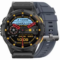 smartwatch męski gravity gps gt24-1 czarny pasek silikonowy + granatowy