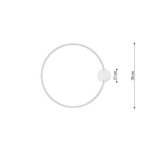 Plafon RIO 78 złoty połysk LED 3000K na Arena.pl