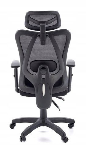 ERGONOMICZNY fotel obrotowy RAMOS czarny regulowany na Arena.pl