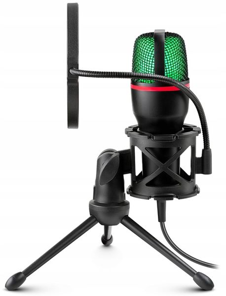 Mikrofon Komputerowy Gamingowy Studyjny Streaming zdjęcie 1