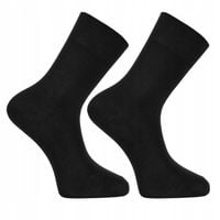 SKARPETKI BEZUCISKOWE SKARPETY Czarne BAWEŁNA 100% Męskie MORAJ PARA 45-47
