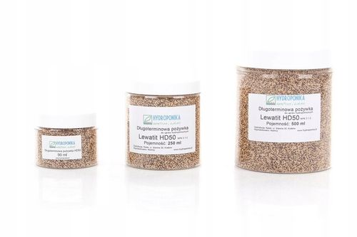 HYDROPONIKA nawóz do hydroponiki HD50 - 500 ml słoiczek nawozu LEWATIT na Arena.pl