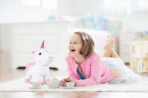 JEDNOROŻEC PLUSZOWY MIEKKI MIĘCIUTKI KONIK PRZYTULANKA PLUSZAK W TOREBCE na Arena.pl