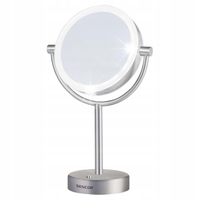 Lusterko kosmetyczne LED Sencor SMM 3090SS Średnica 18 cm 5x powiększenie