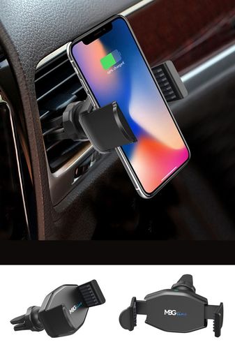 UCHWYT SAMOCHODOWY Z ŁADOWARKĄ INDUKCYJNĄ 15W QI na Arena.pl