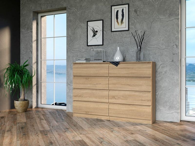 KOMODA MALWA M8 140 - DĄB SONOMA zdjęcie 4